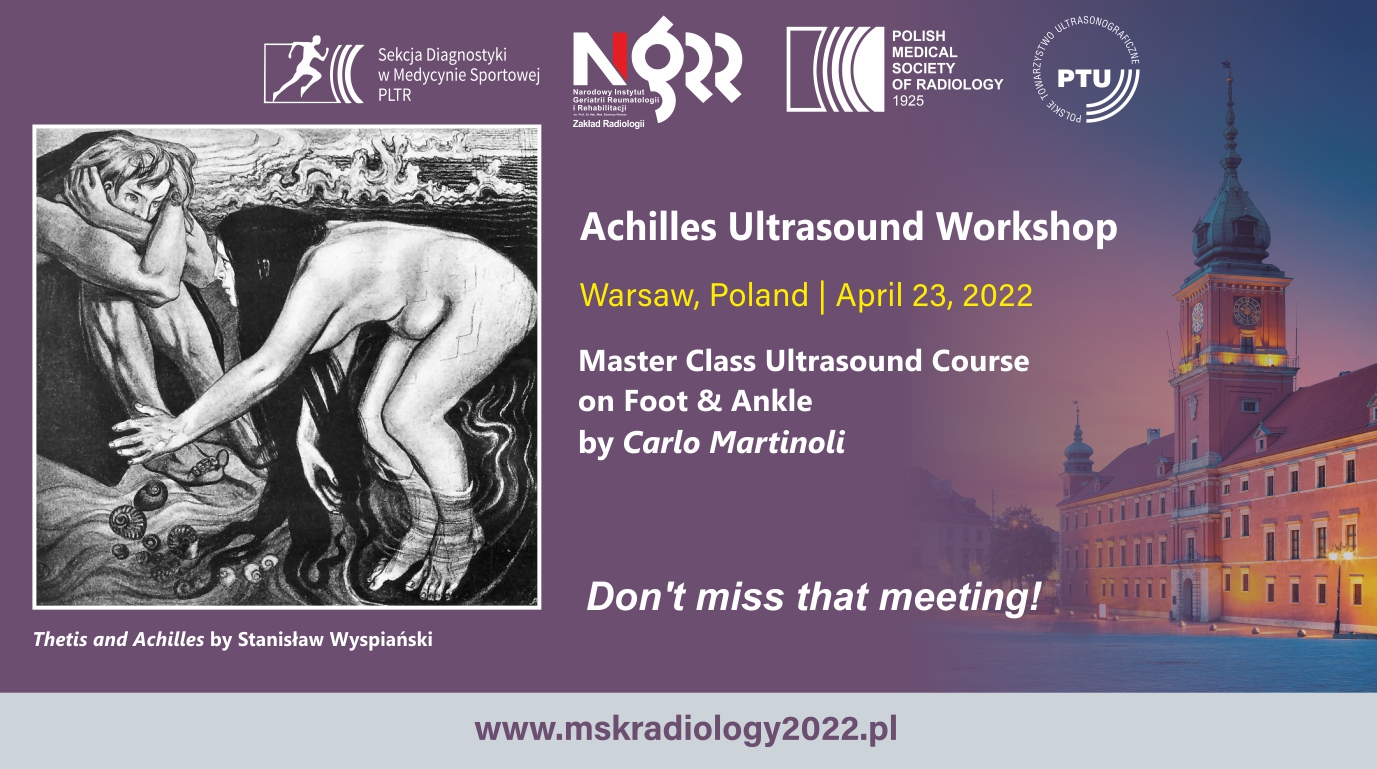 Achilles Ultrasound Workshop: Master Class Ultrasound Course on Foot & Ankle by Carlo Martinoli